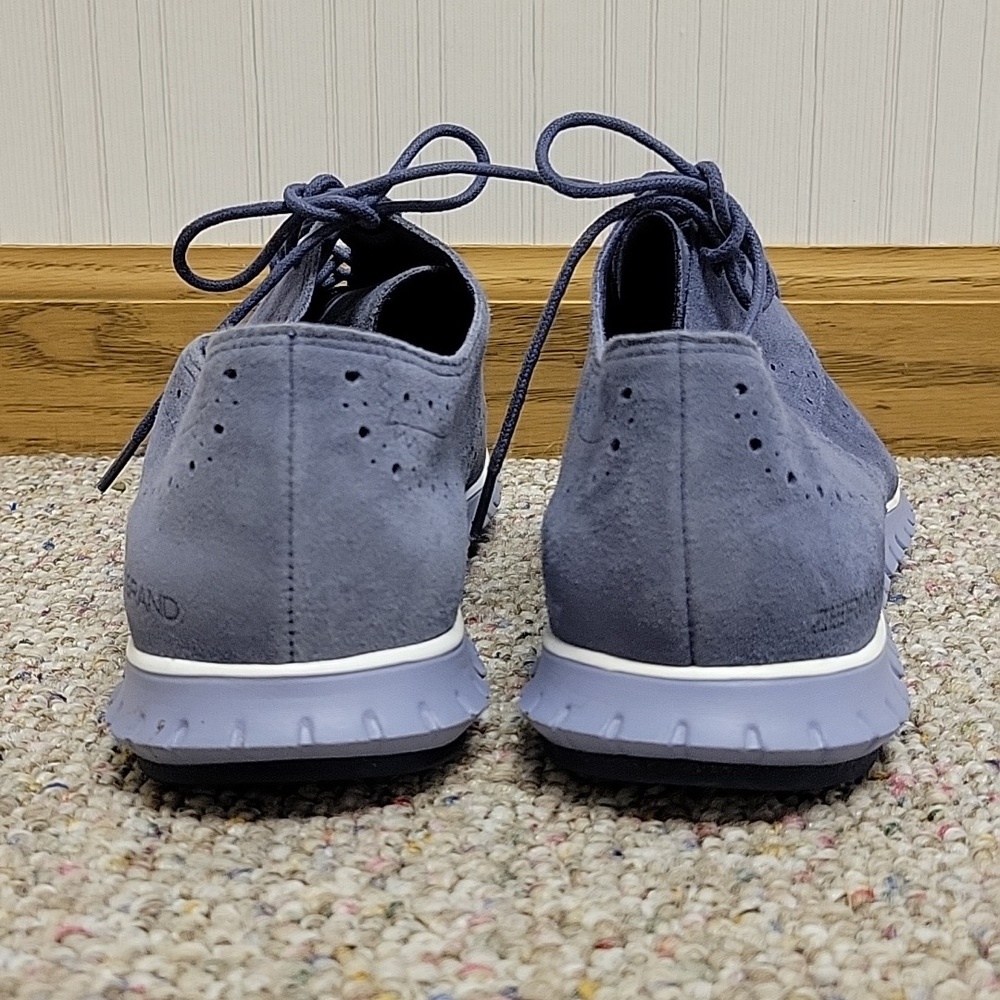 Cole Haan Gray Suede Wingtip Sneakers New/Like New - Picture 3 of 9